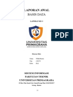 Laporan Pertemuan 3 - Dbms