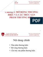 Chương 5 Mở rộng thương hiệu và phát triển sản phẩm mới