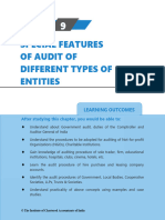 Chapter 9-Special Features of Audit of Diffrent Types of Entities