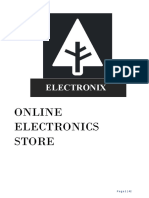 Electronix: Online Electronics Store