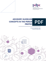 Advisory Guidelines On Key Concepts in The PDPA 17 May 2022