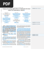 Image Processing Applications To Determine The Lane Center For Autonomous Vehicle - Submitted