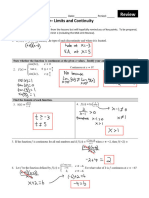 Calc End-Of-Unit 1 Review Solutions