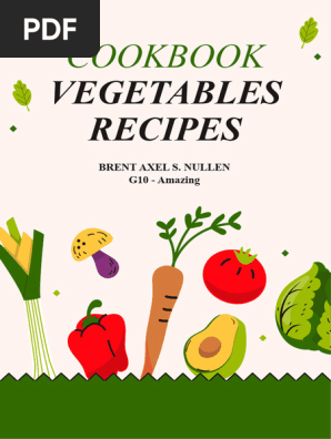 Vegetable cook book Brent Axel nullen G10