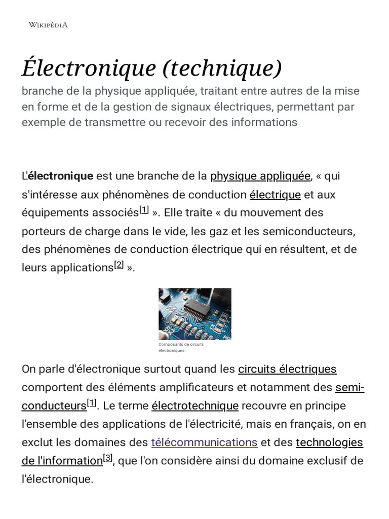 Amplificateur électronique — Wikipédia
