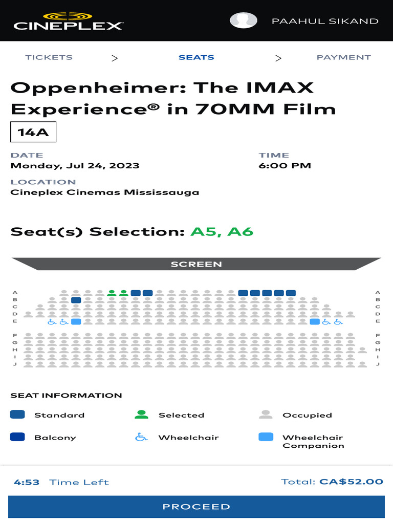 Select Seats Cineplex Ticketing MVC PDF
