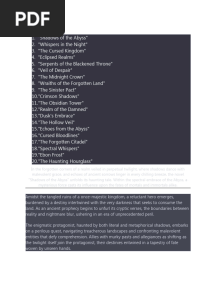 Dark Fantasy Novels