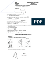 Cmposition Du Premier Trimestre