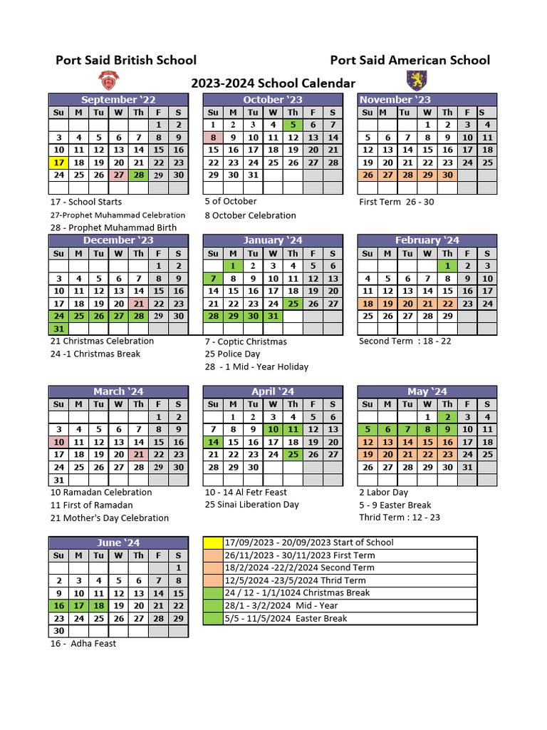 Calendar 2025 IGCSE PDF Observances Traditions