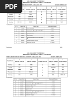 Time Table B.Tech 3rd Sem