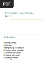 Download Probabilitas Dan Statistika BAB 1 by Bramantyo Adi SN69466237 doc pdf