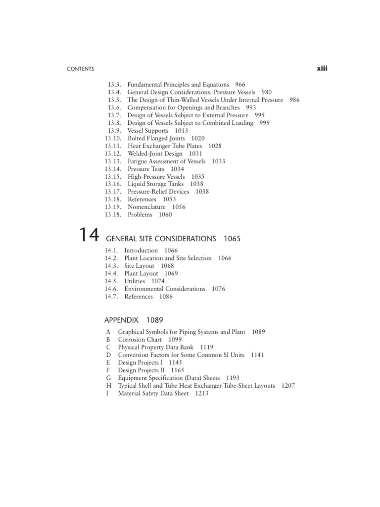 Mechanical Design of Process Equipment PDF Pipe (Fluid Conveyance