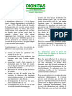 Informations Broschuere Dignitas F