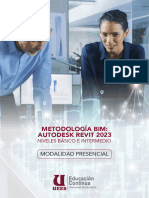 CONTENIDO Metodología BIM AUTODESK REVIT 2023 Niveles Básico e Intermedio