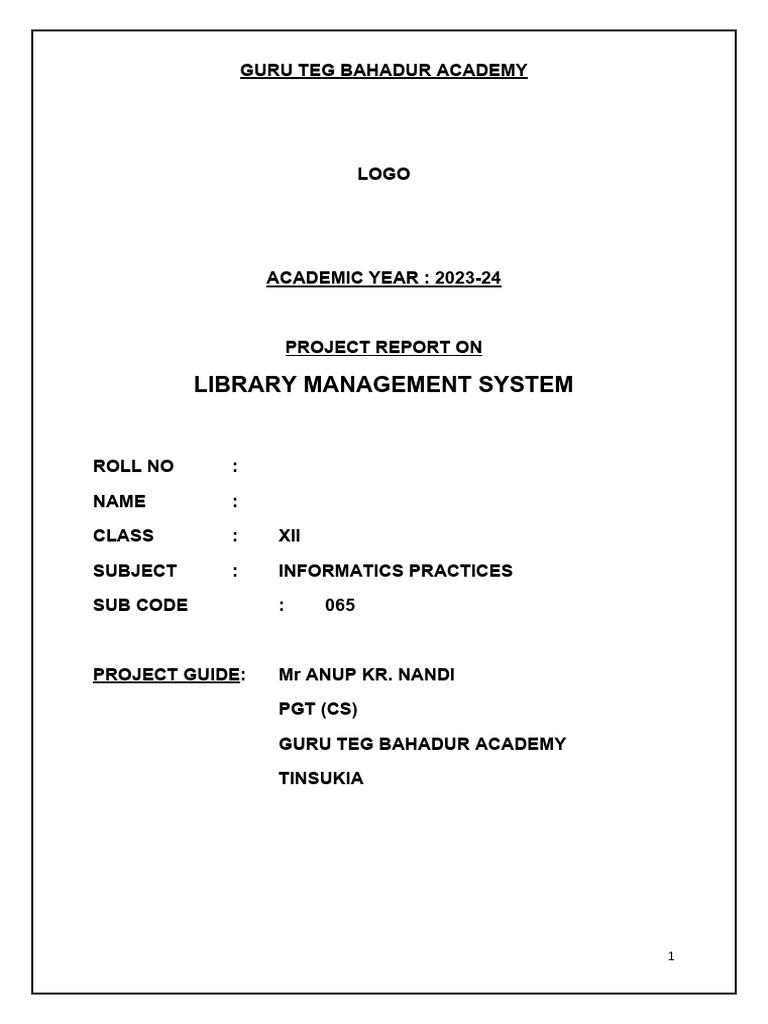 Library Management System Pdf Operating System Software