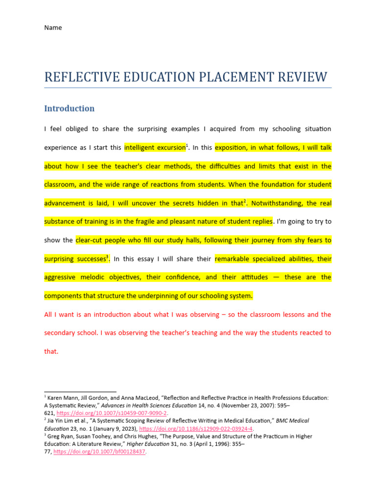 Reflective Review of Classroom Dynamics | PDF | Teachers | Learning