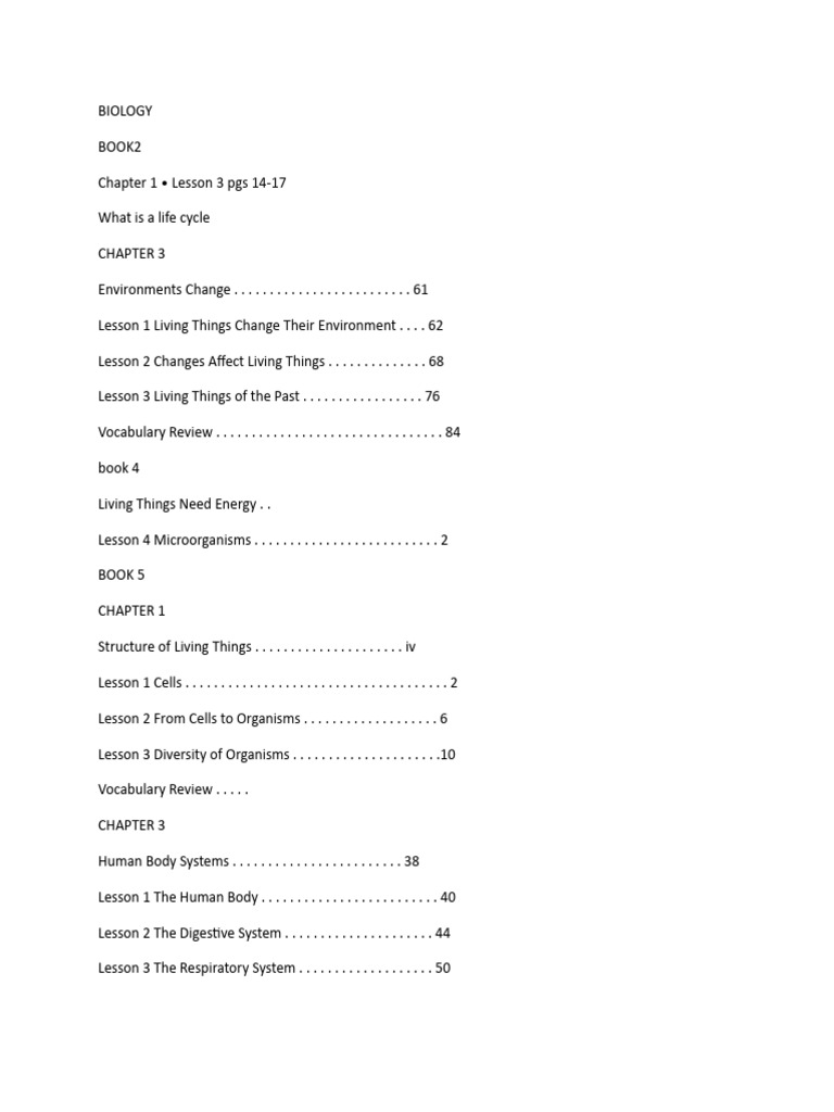 Understanding Life Cycles and Organisms | PDF