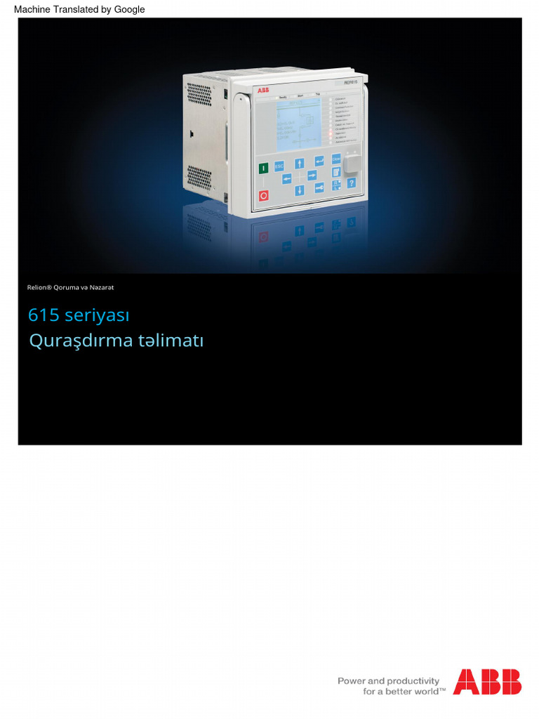 615 Series Installation Manual - K | PDF