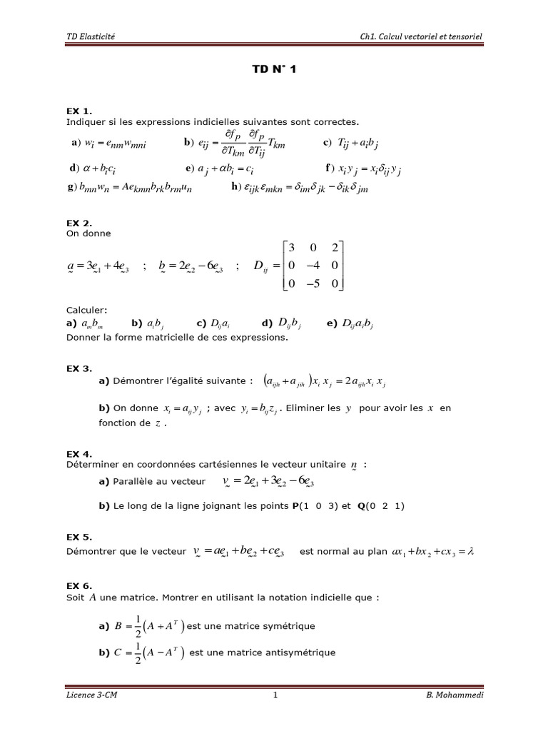td1 l3cm 2021 | PDF