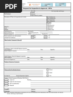 09 Request For Inspection and Approval - RFIA