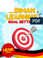 German Learning Goal Setting