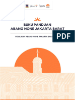 Buku Panduan Abang None Jakarta Barat 2022