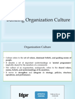 Building Organization Culture 21