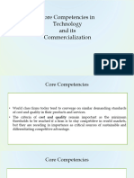 Core Competencies in Technology & Its Commercialization 15