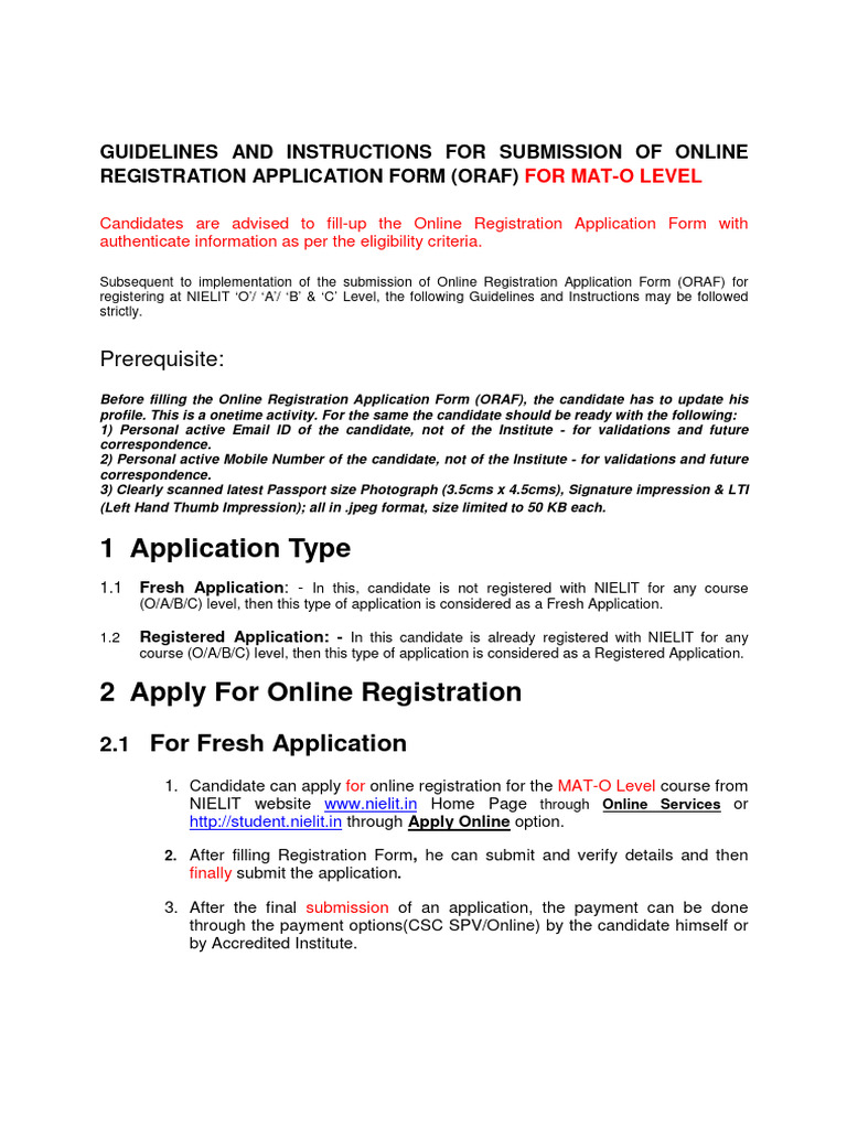 MATO GuidlineRAF Online 24012014 PDF Fee Payments