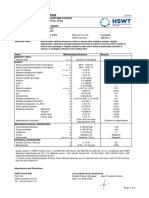 Certificate of Analysis: HSWT Aspartame Powder Cardboard Box 25 KG E307070 Pharma Grade