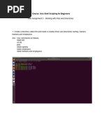UNIX Assignment 2