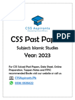 Islamic Studies 2023 Combined