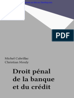 Droit pénal de la banque et du crédit