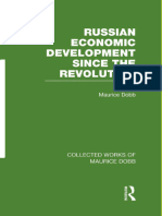 Dobb, Maurice - Stevens, H. C - Russian Economic Development Since The Revolution-Routledge (2012)