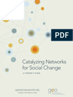 Catalyzing Networks For Social Change: A Funder's Guide - 2011