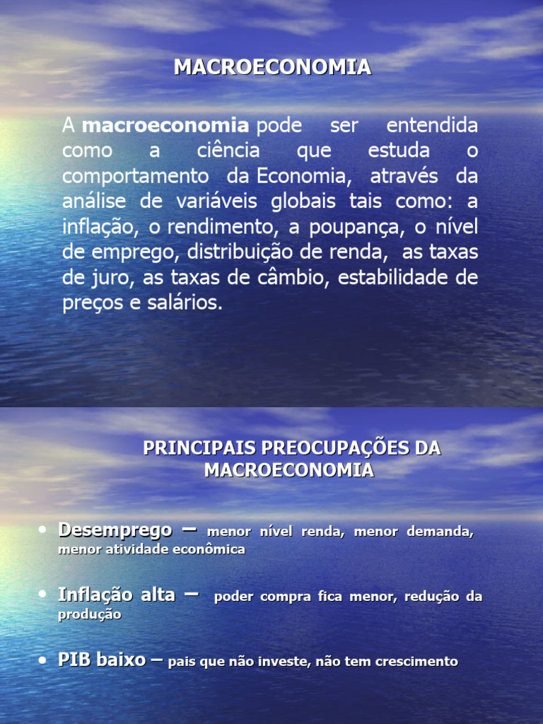 Fundamentos da Macroeconomia e Políticas | PDF | Macroeconomia | Economia