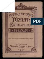 Catálogo Exposição Internacional de Higiene - 1884