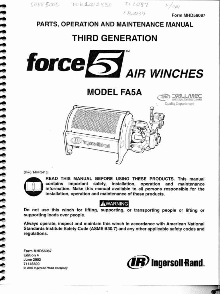 Ingersoll Winch Troubleshooting Guide | PDF