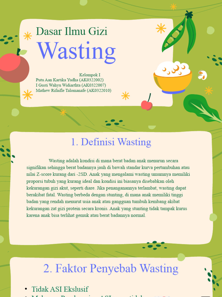Definisi dan Penyebab Wasting pada Anak | PDF | Kesehatan Holistik