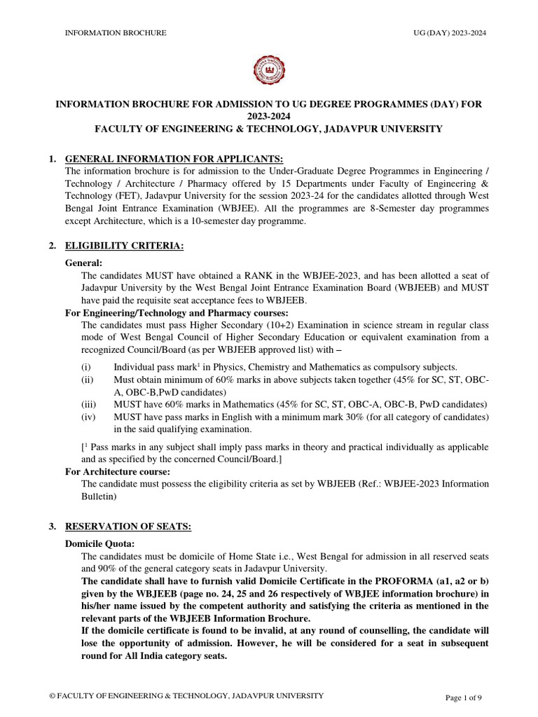 Ug Admission Brochure Pdf