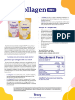 Collagen Sales Sheet-Spanish