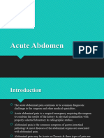 Acute Abdomen