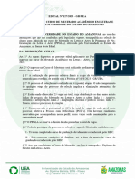 EDITAL #127/2023 - GR/UEA Seleção para O Curso de Mestrado Acadêmico em Letras E Artes Da Universidade Do Estado Do Amazonas