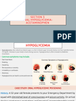 Oral Hypoglycemica - Acetoaminophen