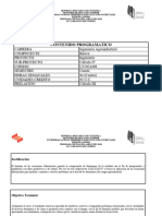 Contenido Programatico: Oficina de Planificació N Y Evaluación Instituciona