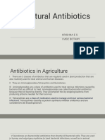 Agricultural Antibiotics