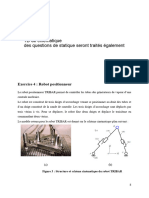 S3M4 - Exercice de Cinématique Et Statique