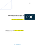 TIFP 8. Propuesta Investigación Acción Práctica Profesional EVALUACION INTEGRAL