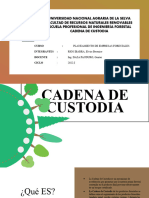 Cadena de Custodia