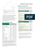 2022 2023 Tuition Factsheet